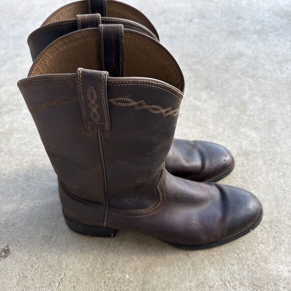 Men's Ariat Heritage Roper Western Boots Men’s Size 12D Cowboy Leather - Picture 16 of 16